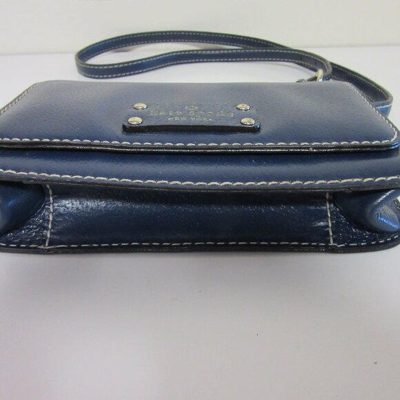 KATE SPADE Blue Mini Crossbody Purse - Picture 3 of 6